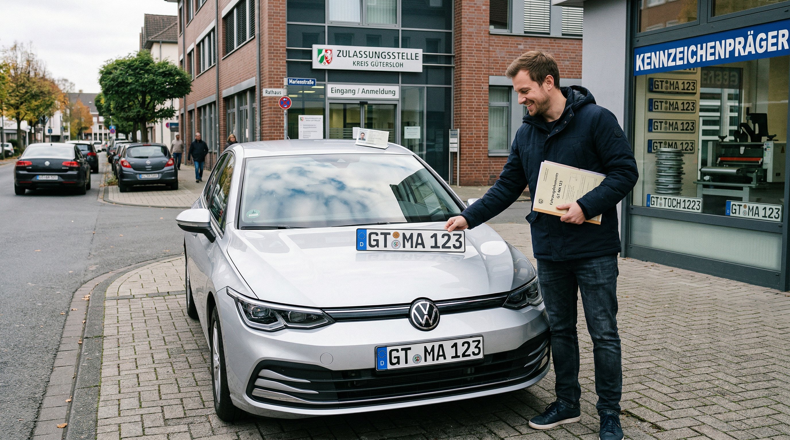 Wunschkennzeichen reservieren Gütersloh (GT)